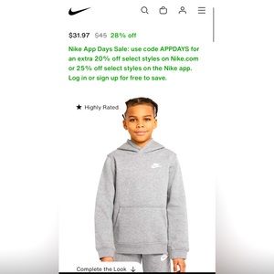 Brand New Boys Pullover Hoodie